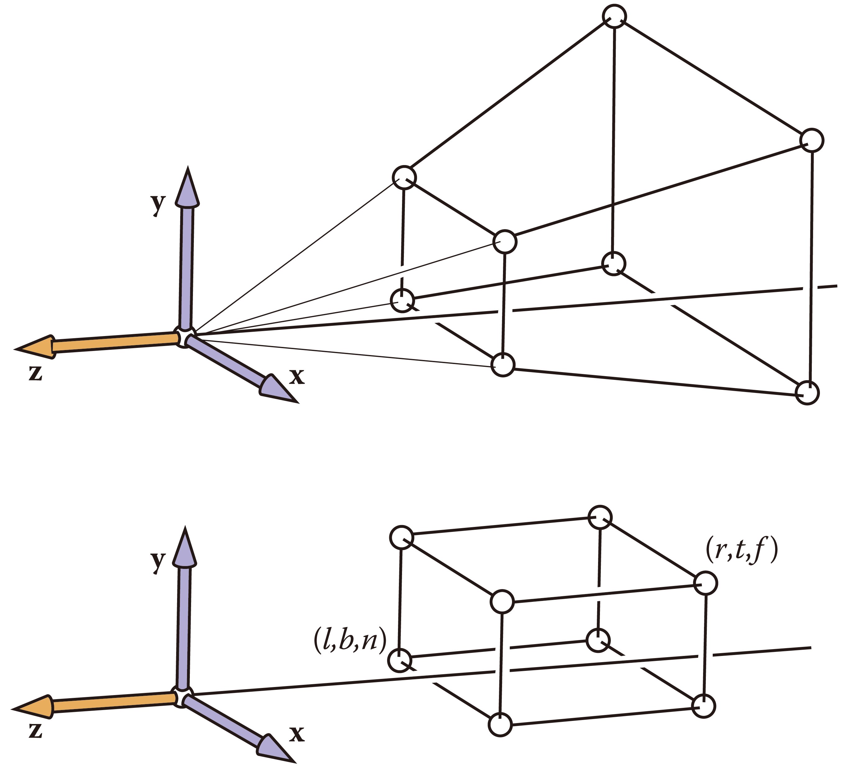 Perspection projection